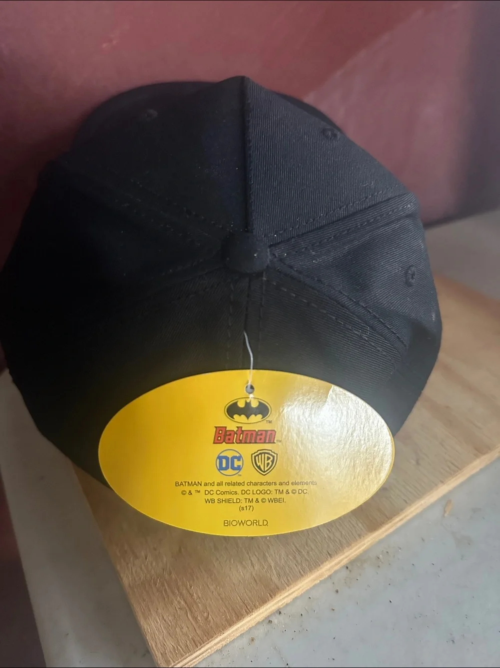 Batman Black Snapback Hat DC Comics brand new retro cap
